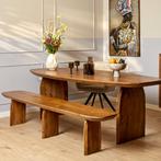*WOONWINKEL* Starfurn Tense Eetkamerbank Massief Mangohout 1, Huis en Inrichting, Verzenden, Nieuw, Hout