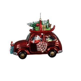 Auto ornament | Decoris (Glas), Diversen, Kerst, Nieuw, Verzenden