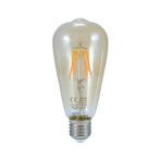 LED Vintage E27 - extra warm wit - 4W - 320 lumen - ST64, Huis en Inrichting, Lampen | Losse lampen, Nieuw, E27 (groot), Ophalen of Verzenden