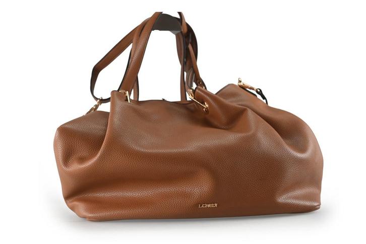 Lcredi Schoudertassen in maat standaard Cognac | 10% korting, Sieraden, Tassen en Uiterlijk, Tassen | Damestassen, Gebruikt, Verzenden