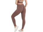 Dames Sportlegging WOOSTER® - Shape & Liftend Effect - Bruin, Kleding | Dames, Leggings, Maillots en Panty's, Verzenden, Nieuw
