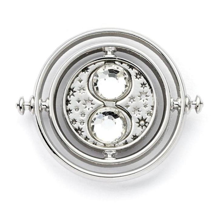 (Pre-order) Harry Potter Pin Badge Time Turner (Silver Tone), Hobby en Vrije tijd, Overige Hobby en Vrije tijd, Zo goed als nieuw