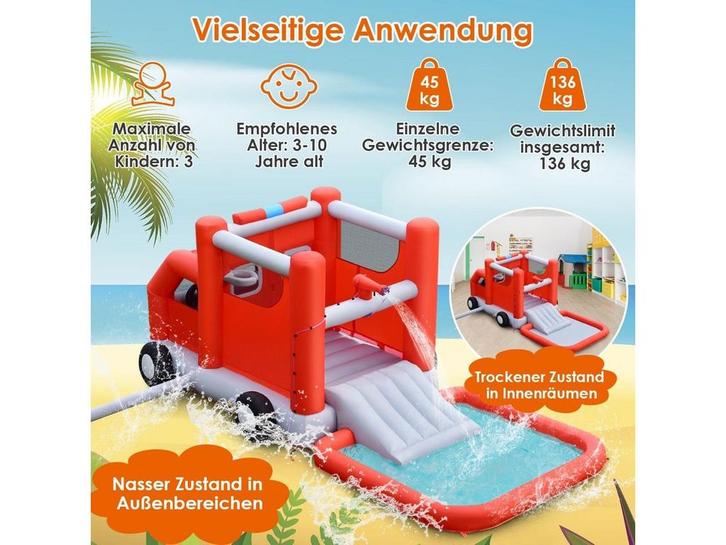 Coast Childrens Water Slide in the Fire Brigade Style met, Huis en Inrichting, Woonaccessoires | Overige, Nieuw, Verzenden
