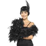 Luxe zwarte veren boa 80 gram - Boa's, Verzenden, Nieuw