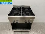 RVS Mareno 4 pits fornuis 70 cm Horeca, Ophalen of Verzenden, Gebruikt