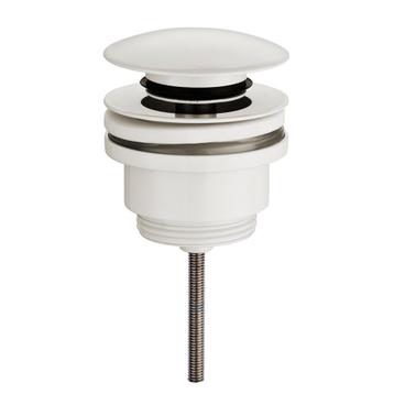 Wiesbaden Caral Clickwaste Afvoerplug - 5/4inch - Glans Wit beschikbaar voor biedingen