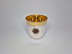 Bekerglas - .925 zilver - Sterling verguld golf