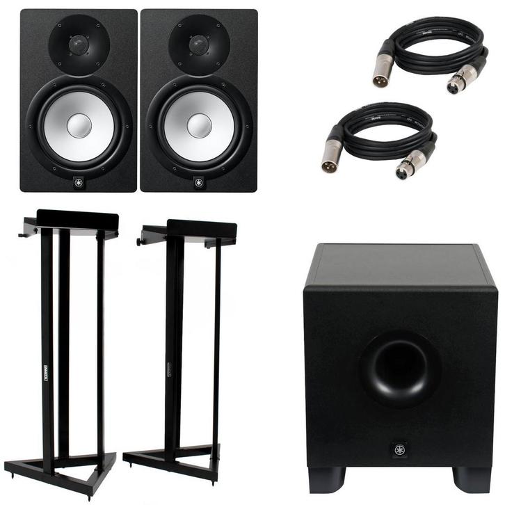 Yamaha HS8 set + HS8S actieve full-range studiomonitor set, Audio, Tv en Foto, Luidsprekers, Verzenden