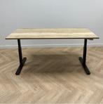 Tweedehands slinger bureau 180x80 cm, max hoogte 90 cm,, Huis en Inrichting, Bureaus, Ophalen of Verzenden, In hoogte verstelbaar