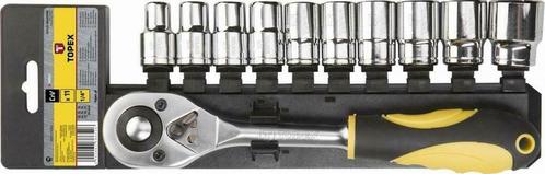 Dopsleutel Set 10-Delig Chroom Vanadium, Auto diversen, Autogereedschap, Nieuw, Ophalen of Verzenden