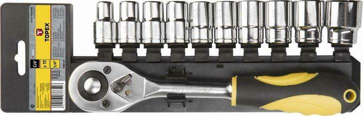 Dopsleutel Set 10-Delig Chroom Vanadium, Auto diversen, Autogereedschap, Nieuw, Ophalen of Verzenden