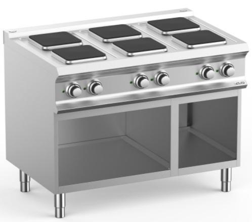 Elektrisch fornuis | staand model | 6 kookplaten, Zakelijke goederen, Horeca | Keukenapparatuur, Nieuw in verpakking, Verzenden