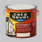 Cetabever Beits UV Dekkend Zijdeglans Crèmewit 714 - 1,25 Li, Doe-het-zelf en Verbouw, Verf, Beits en Lak, Verzenden, Nieuw
