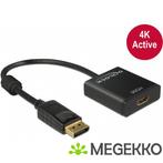 Delock 62607 Adapter DisplayPort 1.2 male > HDMI female 4K, Verzenden, Nieuw