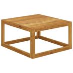 vidaXL Salontafel 68x68x29 cm massief acaciahout, Verzenden, Nieuw, Hardhout