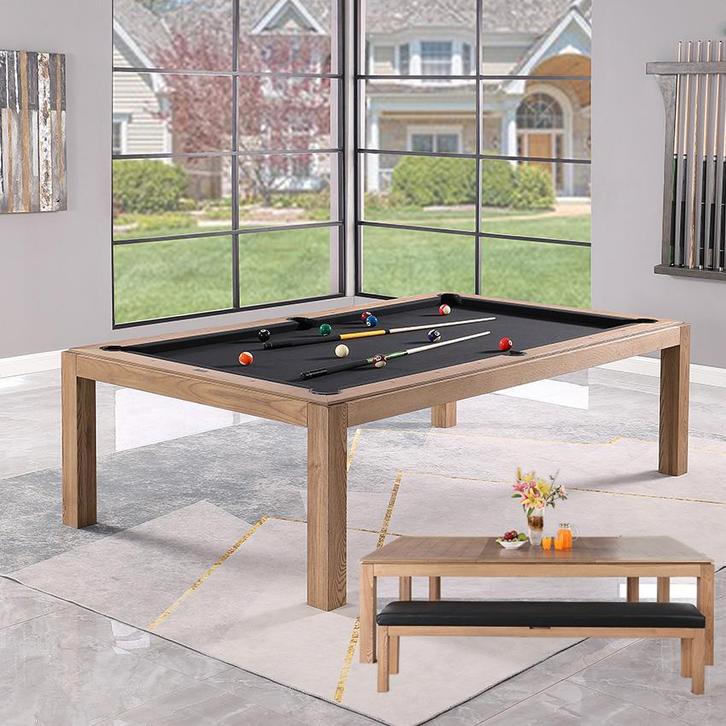 Pooltafel/Eettafel Modellen - Prachtige (Pool)Dinnertafels:, Sport en Fitness, Biljarten en Poolen, Pooltafel, Nieuw