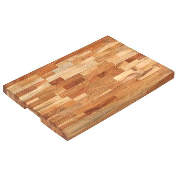 vidaXL Hakblok 60x40x4 cm massief acaciahout, Huis en Inrichting, Keuken | Keukenbenodigdheden, Nieuw, Verzenden