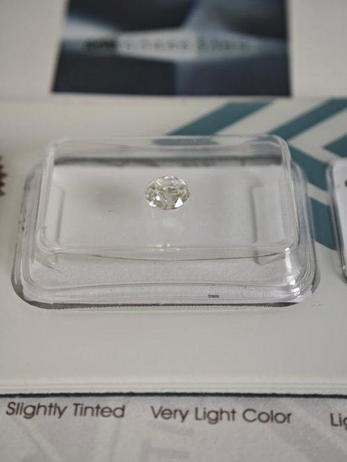 1 pcs Diamant (Natuurlijk) - 0.40 ct - Rond - D (kleurloos), Sieraden, Tassen en Uiterlijk, Edelstenen