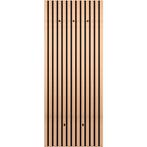 Kapstok - Trion Geve - Wandgarderobe - 50x125cm - Eiken -, Huis en Inrichting, Ophalen of Verzenden, Nieuw