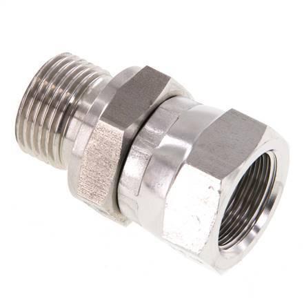 G 3/8 F/M RVS Neusstuk 325 Bar - Hydrauliek, Doe-het-zelf en Verbouw, Overige Doe-het-zelf en Verbouw, Nieuw, Verzenden