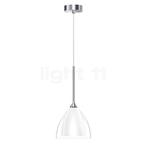 Bruck Silva Hanglamp, chroom glimmend/glas helder/opaal - ø, Huis en Inrichting, Lampen | Hanglampen, Verzenden, Nieuw