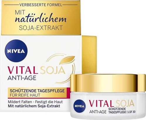 Nivea Vital Soja Dagcrème SPF30 - 50ml, Sieraden, Tassen en Uiterlijk, Uiterlijk | Gezichtsverzorging, Ophalen of Verzenden