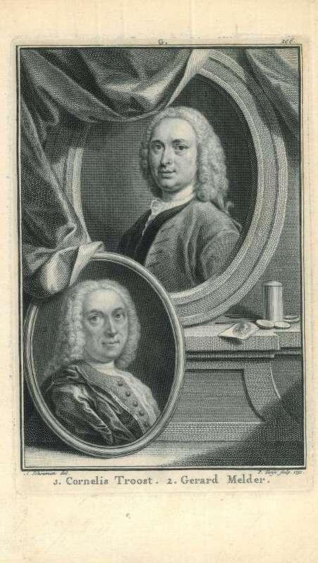 Portrait of Cornelis Troost, Antiek en Kunst, Kunst | Etsen en Gravures