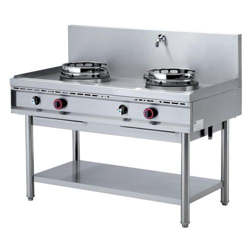 Diamond Wokfornuis | Gas | 2 Vuren | 2x 13kw | 1300x700x800m, Zakelijke goederen, Horeca | Keukenapparatuur, Nieuw in verpakking
