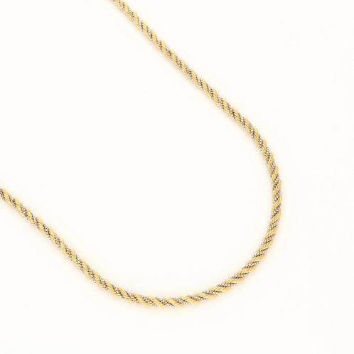 Halsketting - 14 karaat Geel goud, Witgoud, Sieraden, Tassen en Uiterlijk, Kettingen