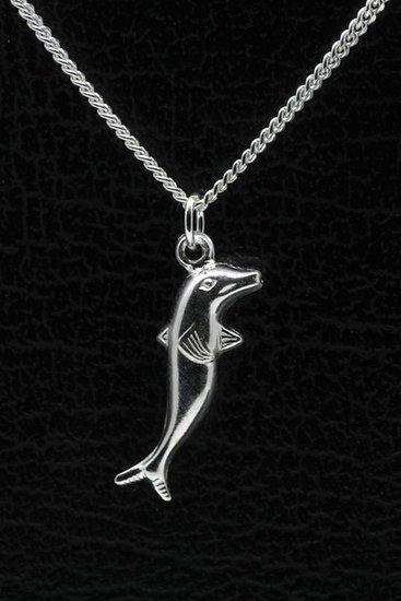 Zilveren Dolfijn ketting hanger - klein, Sieraden, Tassen en Uiterlijk, Kettinghangers, Verzenden