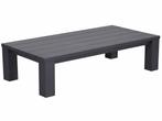 Cube lounge tuintafel 140x70xH40 cm aluminium antraciet, Tuin en Terras, Ophalen of Verzenden, Nieuw, Aluminium