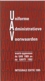 Uniforme Administratieve Voorwaarden integrale editie 1995, Verzenden, Gelezen, F.H. van den Bercken