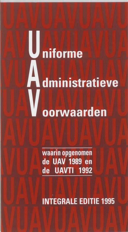 Uniforme Administratieve Voorwaarden integrale editie 1995, Boeken, Techniek, Gelezen, Verzenden