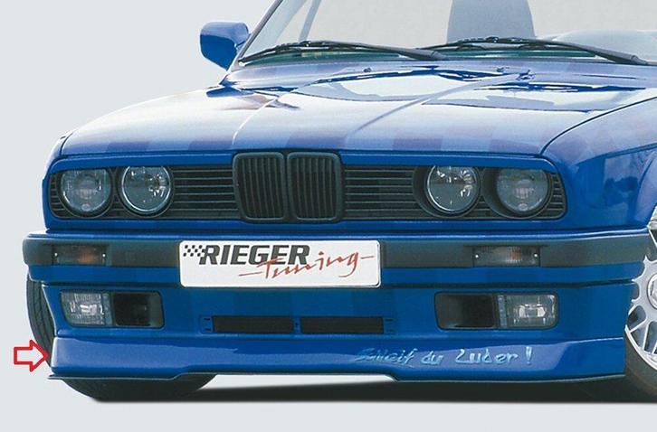 Reiger Front Spoiler Lip BMW E30 Type 2 B3076, Auto-onderdelen, Carrosserie en Plaatwerk, Nieuw, BMW, Voor