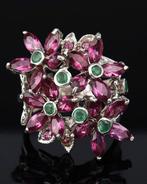 Zilver, Sieraad Jardin Secret (Smaragd & Granaat): Vrede, Antiek en Kunst