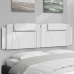 vidaXL Hoofdbordkussen 180 cm kunstleer wit, Huis en Inrichting, Verzenden, Nieuw, Wit, Overige materialen