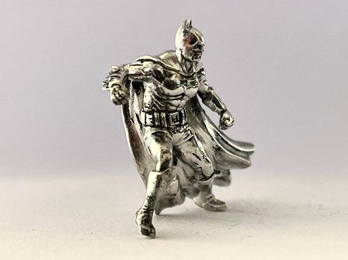 Miniatuur figuur - Massief zilveren Batman miniatuur - .925, Antiek en Kunst, Antiek | Goud en Zilver