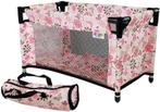 Poppenbed met accessoires - Roze bloemen - 52,5 x 30,5 x..., Kinderen en Baby's, Speelgoed | Poppen, Ophalen of Verzenden, Nieuw