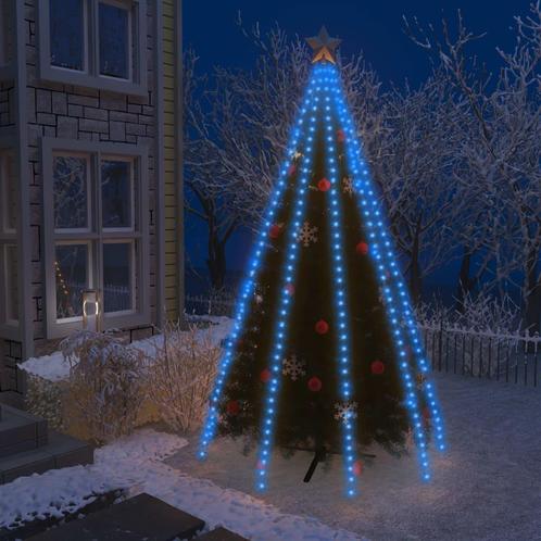 vidaXL Kerstboomverlichting met 400 LEDs blauw net 400 cm, Tuin en Terras, Buitenverlichting, Nieuw, Verzenden