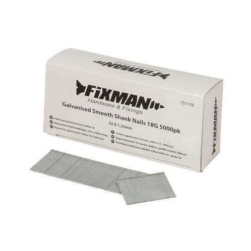 Fixman Gegalvaniseerde tacker spijkers - 18 gauge - gladd..., Doe-het-zelf en Verbouw, Overige Doe-het-zelf en Verbouw, Nieuw