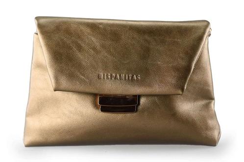 Hispanitas Tas Goud | 10% extra korting, Sieraden, Tassen en Uiterlijk, Tassen | Damestassen, Zo goed als nieuw, Verzenden