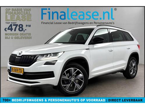 Škoda Kodiaq 1.5 TSI 150PK Sportline Business Cam LED €478pm, Auto's, Skoda, Lease, Automaat, SUV of Terreinwagen, Benzine, Wit