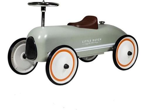 Little Dutch Retro Loopauto - Metalen loopauto - Rubberen, Huis en Inrichting, Woonaccessoires | Overige, Nieuw, Verzenden