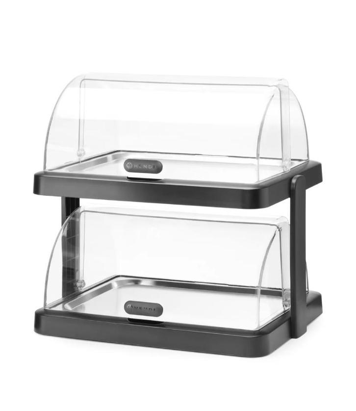 Roltop koelvitrine UNIQ | Dubbel | 2x 40x30cm, Zakelijke goederen, Horeca | Keukenapparatuur, Nieuw in verpakking, Koelen en Vriezen