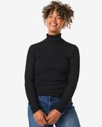 HEMA Dames top met col zwart, Kleding | Dames, Verzenden, Nieuw