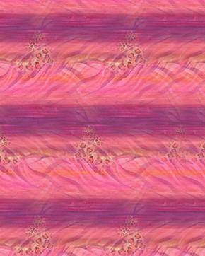 Katoen Jersey Fancy Stripes Roze, Hobby en Vrije tijd, Stoffen en Lappen, Roze, Nieuw
