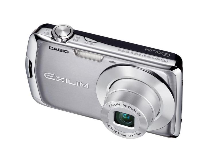 Casio Exilim EX-Z2 Digitale Compact Camera - Zilver (In doos, Audio, Tv en Foto, Fotocamera's Digitaal, Zo goed als nieuw, Verzenden