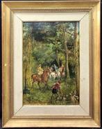 Vincenzo Galloppi (1849-1942) - Scena di Caccia, Antiek en Kunst