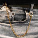 Vintage gouden horlogeketting; Chatelaine (voor aan een z..., Ophalen of Verzenden, Goud