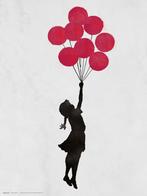 Kunstdruk Brandalised Girl Floating Original 30x40cm, Huis en Inrichting, Woonaccessoires | Schilderijen, Tekeningen en Foto's